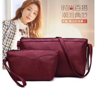 POLYFENG Korean Fashion 2021 Leather Ladies Women Bag Sling Ladies Shoulder Bag Sling Bag