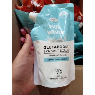 fresh skinlab milk Glutaboost Spa salt scrub 350g