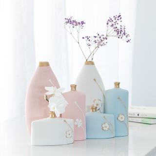 Nordic ins style hand-made creative ceramic vase handicraft flower ceramic home furnishings
