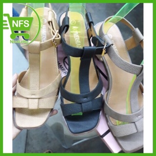 NFS Hammerhead Block heels sandals for ladies (1)