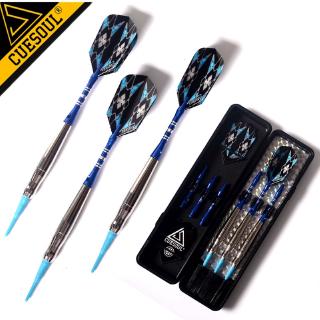 CUESOUL Professional Darts Pin 18g Soft Darts Electronic Soft Tip Darts With Aluminum Shaft Blue Color