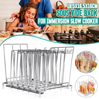 Stainless Steel Sous Vide Rack for Slow Cooker Immersion Circulator with Detachable Dividers For Mos (1)