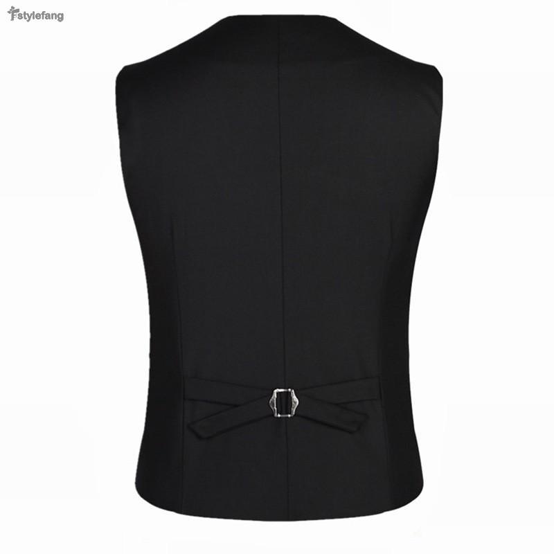 [Ready stock] Men's Formal Business Casual Slim Fit Tuxedo Waistcoat cLP5