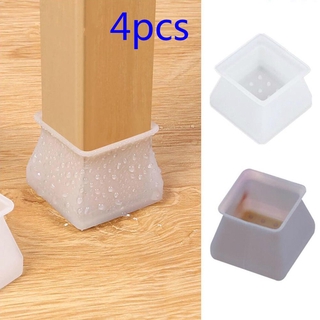 【Ready Stock】4pcs desktop organizer Silicone Table and Chair Foot Cover Non-slip Table Foot Pad Table Leg Protection Cover Chair Protection Pad Stool Silent Foot Pad Floor Anti-skid Cover Wooden Floor Anti-scratch Pad