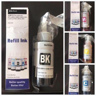 Refill ink 70ml for inkjet printer (epson L series)t664 664 compatible for epson L120 L110 L210 L220