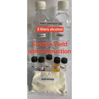 ALCOGEL Hand Sanitizer Kit DIY 3.5 L - 4L