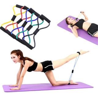 ➤Home Yoga Resistance Rubber Training Bands Tube Workout Fitness Exercise Body Building Fitness Equipment Elastic Rope