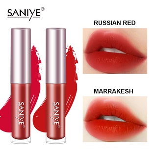 【 Buy 1 Take 1】SANIYE 4 Colors Luxurious Velvet Mousse Liquid Matte Lip Tint Lipstick L1149 (1)
