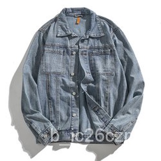2020 New Fashion Men's Jackets Men Multi-Pockets Button Down Jean Jacket Man Denim Jeans Coats RYN61 (1)