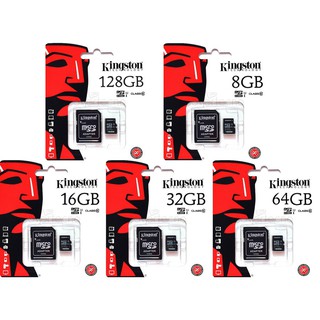 [ORI] Kingston Micro SD Memory Card 128GB 64GB 32GB 16GB 8GB Class10 Mini SD Card