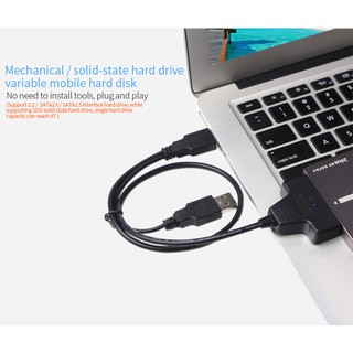 Applink SATA to USB 2.0 To 7/15/22pin Adapter Cables External Power For 2.5'' Ssd Hdd Hard Disk