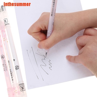 Inthesummer✹ Creative Flash Spinning Pen Rotating Gaming Gel Pens With Light For Student Toy (4)