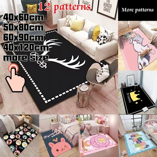 Ins Carpet Bedroom Living Room Cute Full Bed Blanket Simple Nordic Cartoon Floor Mat Net Red Girl Heart