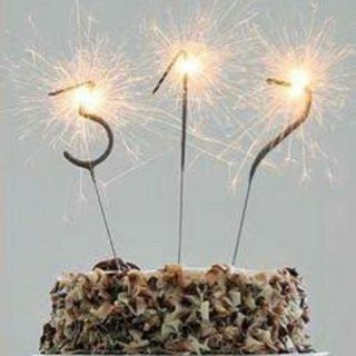 Sparkling number candles birthday party numeral cake topper partyneeds birthday candle cake topper