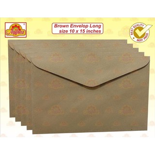 Brown envelope short & long sold by 10's Andrea