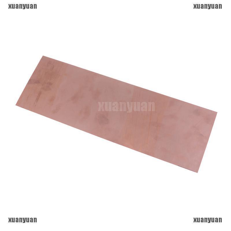 XYPH 99.9% Pure Copper Cu Metal Sheet Plate 0.5mm*300mm *100mm
