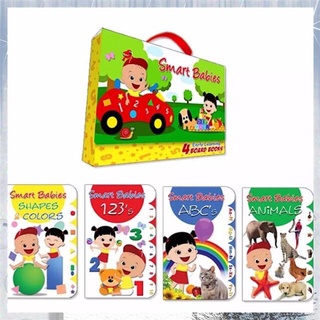 【Available】Smart Babies Early Learning (4pcs) Board Books