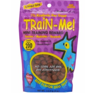 Crazy Dog Train-Me (113.4g Training Reward Beef Flavor)