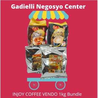Injoy Coffee 3in1/Macchiato/Cappuccino/White Coffee/Milk Chocolate Vendo Powder 1kg Bundle