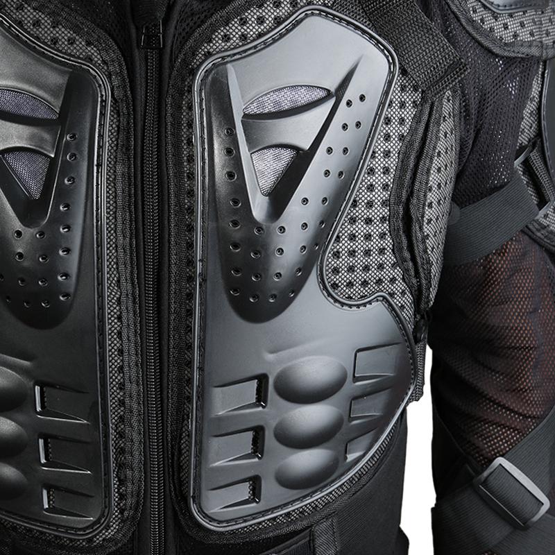 【In stock】 Body Armor Motorcycle Gear Racing Jacket Coat Body Armor Protector Motorcycle Full Body Armor Jacket Spine Chest Shoulder Protection Riding Gear 【vl】 (8)