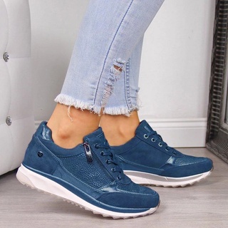 NEW Women's Wedges Sneakers Vulcanize Shoes Sequins Shake Shoes Fashion Girls Sport Shoes Woman