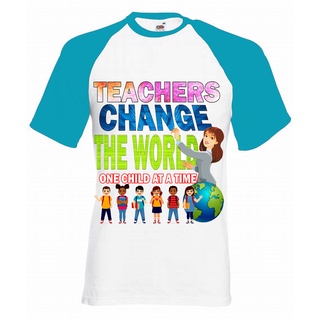Teachers Change the World One Child at a Time Sublimation Shirt