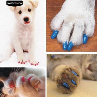[COD] Pet Dog Cats Kitten Paw Claws Control Nail Caps Covers (3)