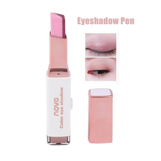 【COD】Eye Shadow Stick Glitter Pencil Nude NOVO Double Color (8)