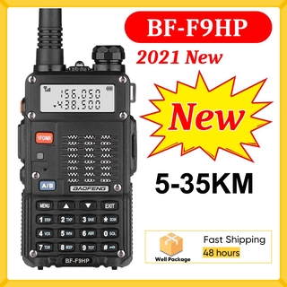 Radio FM BF-F9HP Walkie Talkie 50KM Dual Band 2 Way Ham CB Radio VHF UHF HF Transceiver PK Baofeng UV 82 Baofeng UV 5R