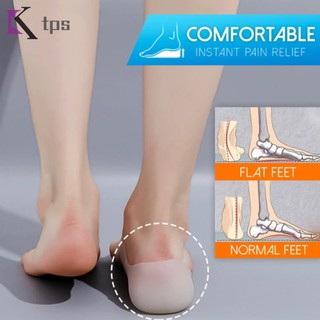 ❁☍1 Pair Concealed Footbed Enhancers Invisible Height Increase Silicone Insoles Pads (2)