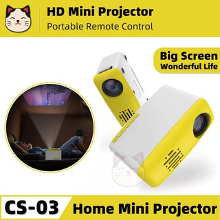 CS-03 HD Portable Remote Control Micro LED Projector/Home Mini Projector