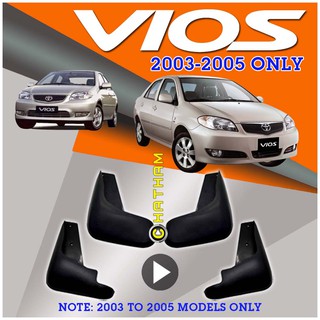 Mudguard for Toyota Vios 2003 2004 2005 Only ( Gen 1 Robin )