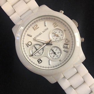 Michael Kors MK5161 Women's White Ceramic Bracelet MK Watch (3)