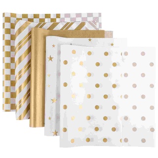 STOBOK 60pcs Gift Packing Paper Assortment Wrapper Paper Sheets for Holiday Festival Gift Flower Bir