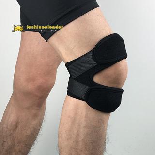 1x Adjustable Sports Knee Pad Protector for Gym Hiking (4)