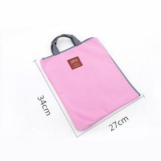 4 Colors Portable Multilayer A4 Paper File Zipper Bag Stationery Office School Supplies (7)