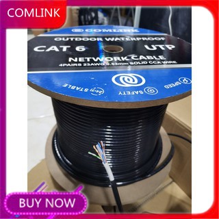 COMLINK OUTDOOR CAT6 Waterproof SOLID CCA UTP ETHERNET LAN NETWORK CABLE 305m /1 BOX