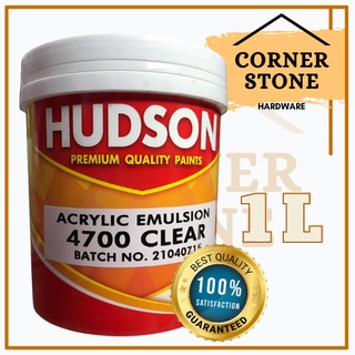 Hudson Clear Gloss Acrylic Emulsion Clear 4700 1 Liter - Hudson paints