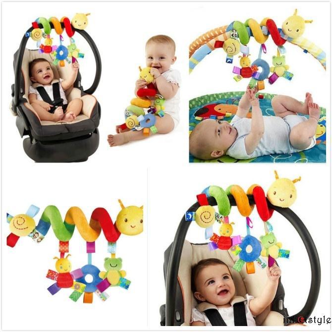 LAL-Baby Kids Pram Stroller Bed Around Spiral Hanging (5)