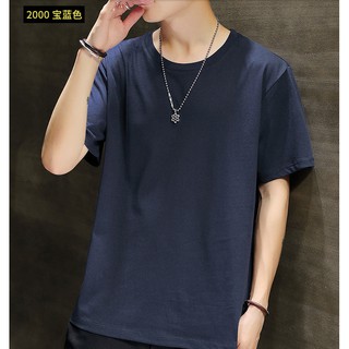 Simple personality Men's T-shirts high quality cotton short sleeves COD (5)