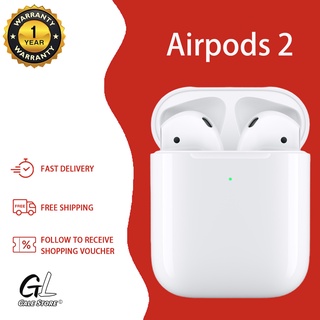 [In stock] Airpods 2 Gen 2nd 100% authentic wireless earphones, active noise reduction, one-year war
