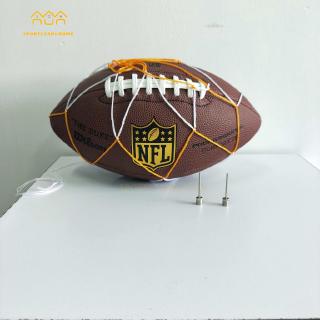 Wilson Rugby NFL American Football Size 9 PU Leather Students Match Training Official Ball (2)
