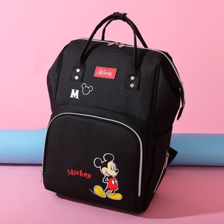 Disney Mickey Mouse Diaper Bag Backpack Mummy Bag Large Capacity Waterproof Mommy Bag Travel∪