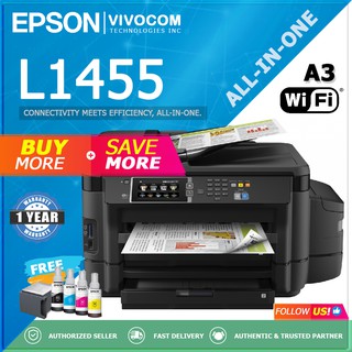 Epson L1455 A3 Wi-Fi Duplex All-in-One Ink Tank Printer Eh1D