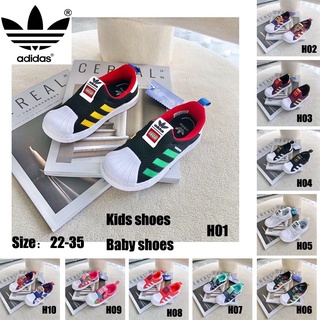 ins*Ready Stock * A didas mesh new one step kids shoes baby shoes easy to wear shoes comfortable sho