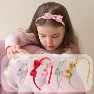 Baby Girls Ribbon Hair Band Chiffon Color Bow Headband Hair Accessories