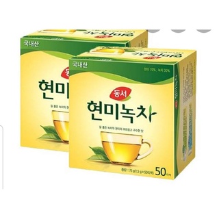 【Ready Stock】❆✉❀dong suh* korean green tea brown rice 65gx50 (1)