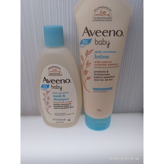 Aveeno Baby Daily moisture Lotion/wash and shampoo