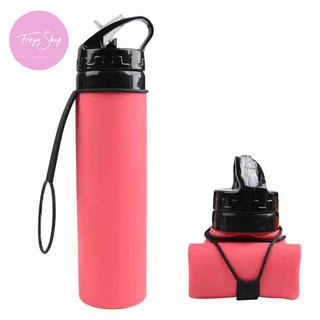 Collapsible Folding Silicone Sport Water Bottle Camping