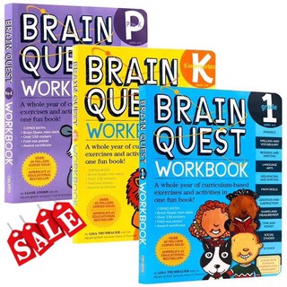 【Top Sale+Ready Stock】Brain Quest Workbooks (pre-k, kinder）